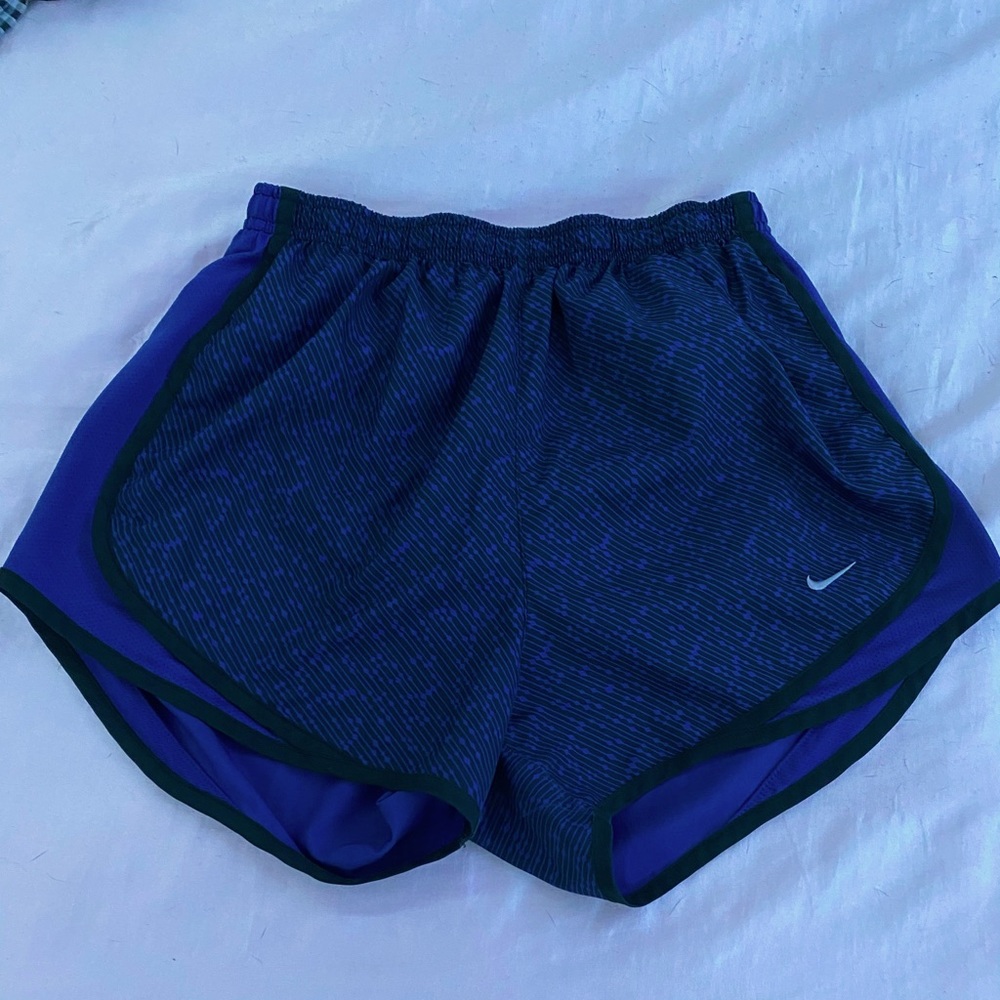 blue nike shorts